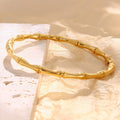 Gold Bangle Bracelet – Waterproof & Tarnish Free | Daph Quality