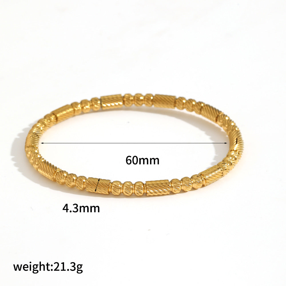 Gold Bangle Bracelet – Waterproof & Tarnish Free | Daph Quality